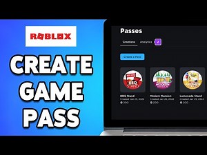 How To Create Game Pass In Roblox 2024 | Make Game Passes To Earn Robux In Roblox