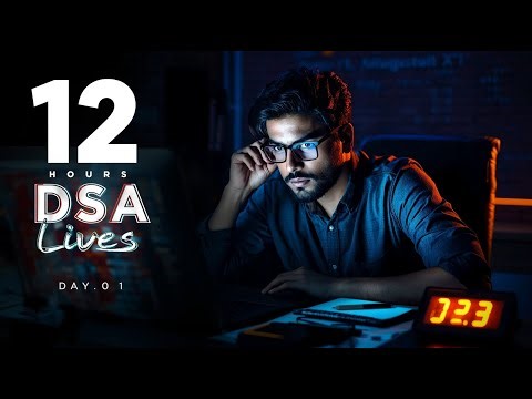 I’m Studying DSA for 12 HOURS STRAIGHT 🔥 | Live LeetCode • System Design • Behavioral + #dsapatterns