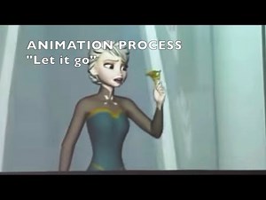 Let it go Shot Animation Process | Let it go | Frozen | Elsa