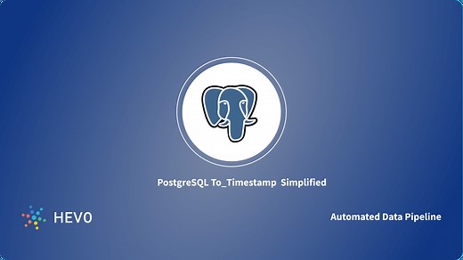 PostgreSQL To_Timestamp() Function: Syntax & Example Query