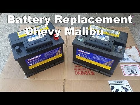 2013 Chevy Malibu Battery Replacement