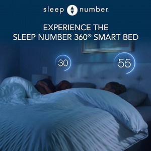 Compared to average sleepers, Sleep Number smart bed owners enjoy almost an hour more sleep per night. sleepnumber.com | Sleep Number