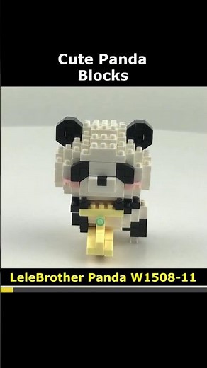 LeleBrother Panda W1508-11 Mini Blocks Preview #lego #brick #miniblock #nanoblock #block