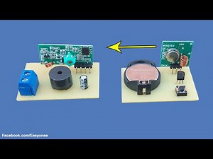Wireless audio transmitter and receiver using 433Mhz