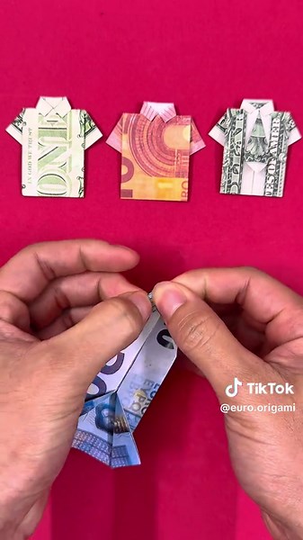 Euro Origami: Creando Camisas Fáciles