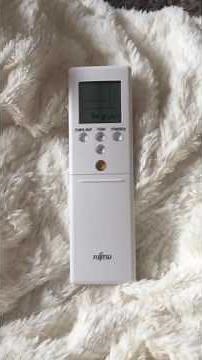 Quick and easy steps and directions on how to change your Fujitsu remote from Celsius to Fahrenheit