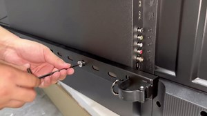 Tripod TV Stand for 32-75 Inch Screen up to 77lbs, Height Adjustable Easel TV Floor Stand with Wood Legs and Cable Ties