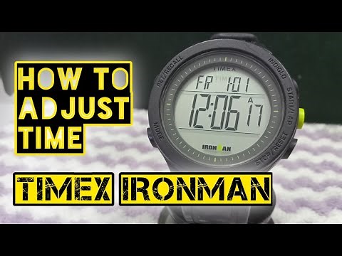How to set time TIMEX IRONMAN