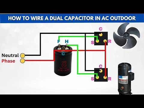 How to Wire a Dual Capacitor in AC Outdoor Unit | Step-by-Step Tutorial