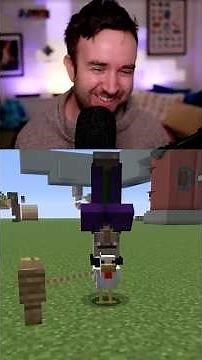 Dinnerbone Witch Chicken Jockey #minecraft #survivalguide