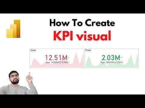 How To Create a KPI visual in Power BI