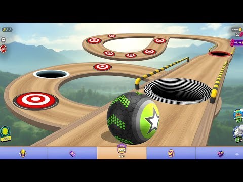 Going Balls: Spring Bouncer,Speed Bumps, Spinning Blades (Ball Wala Game) Gameplay Level-1285