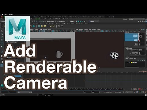 Add Camera to Maya Scene Tutorial