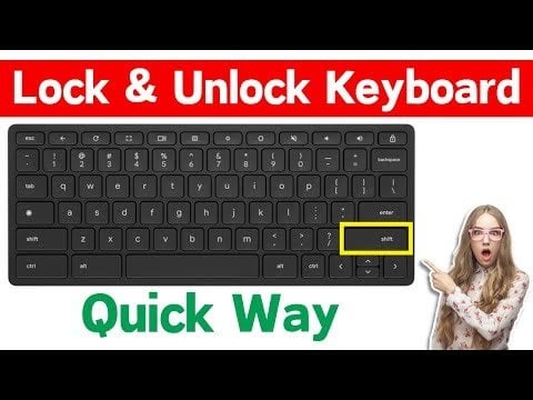 How To Lock & Unlock Keyboard In Windows 11 / 10 / 8 / 7 Laptop Or PC | Unlock Keyboard Laptop