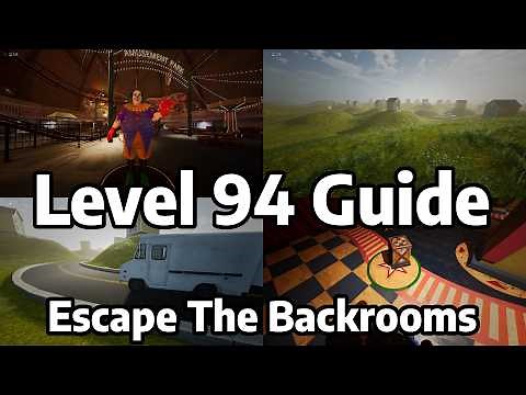 Level 94 (The Amusement Park) Guide and Walkthrough | Escape The Backrooms
