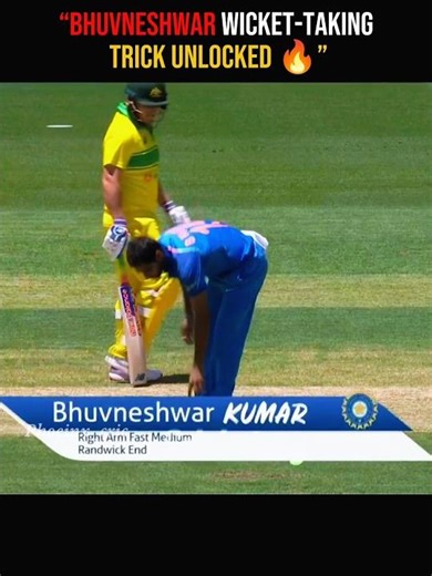 “Bhuvneshwar’s Wicket-Taking Trick Unlocked 🔥”