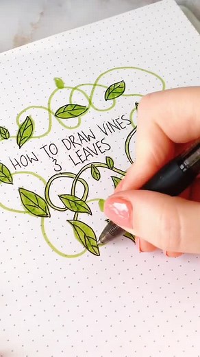 Drawing Tutorial: How to Draw Vines and Leaves Easily