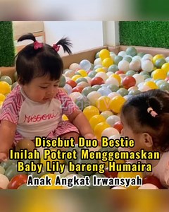 Disebut Duo Bestie, Inilah Potret Menggemaskan Baby Lily bareng Humaira, Anak Angkat Irwansyah. Sama-sama diadopsi dua pasangan selebritis ternama Indonesia, nasib Humaira putri Zaskia Sungkar dan Irwansyah, serta Lily putri angkat Raffi Ahmad dan Nagita Slavina selalu jadi sorotan netizen. Terkini, kedua bayi gemas yang mempunyai banyak penggemar tersebut, dipertemukan. #babylily #rafathar #rayyanza #raffiahmad #nagitaslavina #babyhumaira | Zaga TV