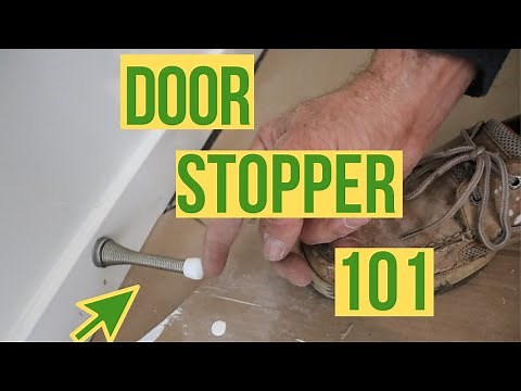 HOW TO Install A Door STOPPER