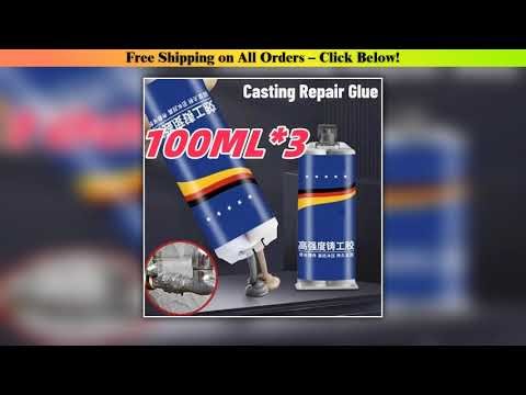 Metal Repair Glue Paste High Temperature 2 In1 Industrial AB Caster Glue High Strength Bonding