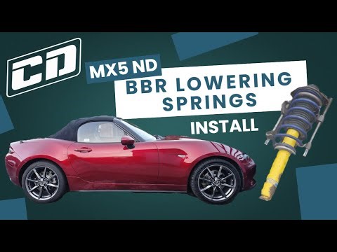 Mazda MX5 ND - Styling Ep. 1 - BBR Lowering Spring Install