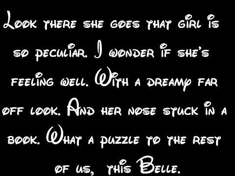 Belle - Beauty And The Beast Lyrics HD