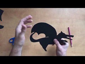 How to make a moving shadow puppet
