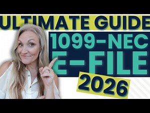 How To E-file Form 1099-NEC 2026 - Fast, Easy, Step-by-Step [Plus Answers To All Common Questions]