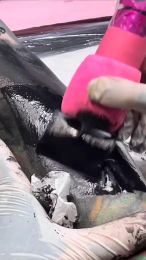 Blackout Process Tattoo Technique