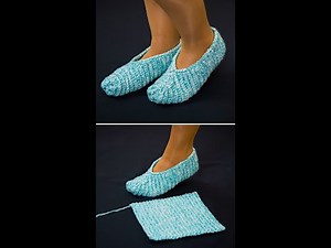 Easy crochet slippers from a rectangle! Tutorial for Beginners! Miarti🧶