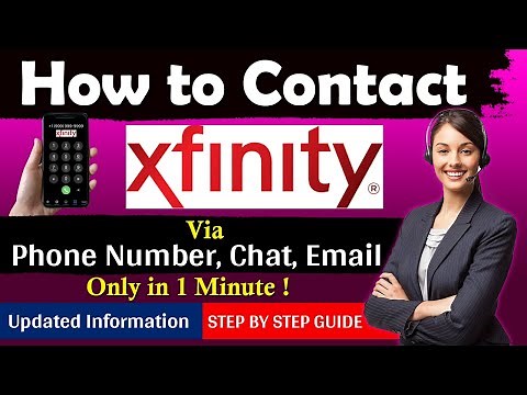 How to contact xfinity customer service via phone number, chat, email