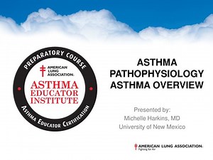 Asthma Pathophysiology Asthma Overview - SlideServe