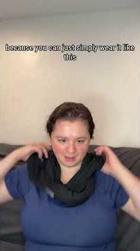 Travel Hack! Scarf with Hidden Pocket | elzama Infinity Scarf Review