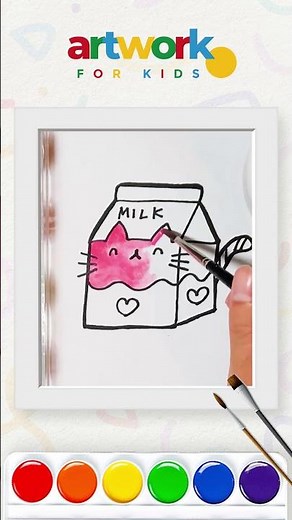 How to Draw a Cute Milk Carton 🥛 | Easy & Fun Art Tutorial for Kids!