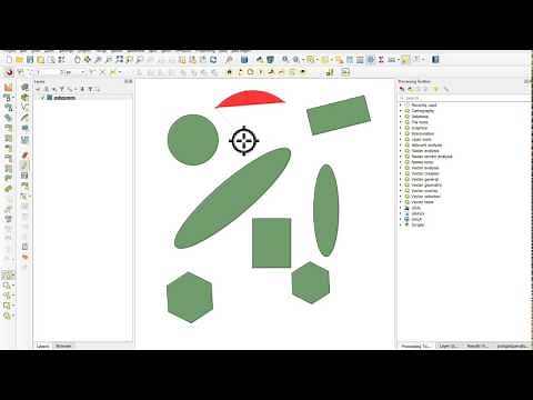Shape Digitizing Toolbar in QGIS: example usage
