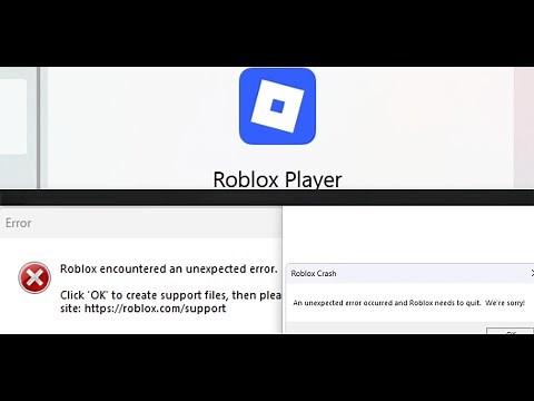 Fix Roblox Encountered An Unexpected Error/An Unexpected Error Occurred And Roblox Needs To Quit PC