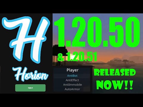 JUST UPDATED - Horion Hacked Client 1.20.50 DOWNLOAD NOW - MINECRAFT Bedrock Edition