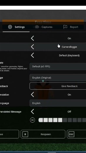 Camera toggle in Roblox #roblox