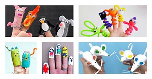 28 Creative DIY Finger Puppets to Make