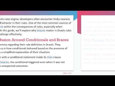 Understanding the Role of Braces in Drools Consequences: A Key to Avoid Confusion