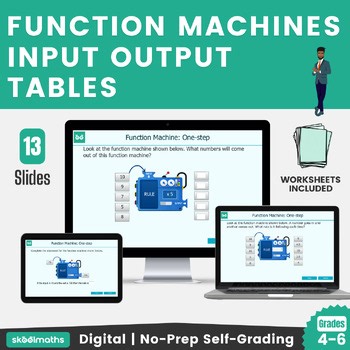 Function Machines | Input Output Tables Lesson & Activities | 4th–6th Grade