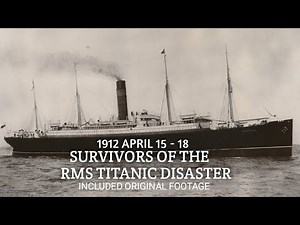 Titanic Survivors Rare Footage | Rms Carpathia