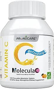 Vitamin C 100 mg Buccal Lozenge Tablets – Slow-Dissolving, Controlled Release & Fast Absorption, Natural Orange, Immune Boost, Antioxidant & Anti-Aging, Sugar-Free, 100 CT