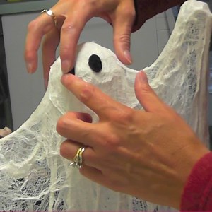 23K views · 409 reactions | How to make a cheesecloth ghost DIY to...