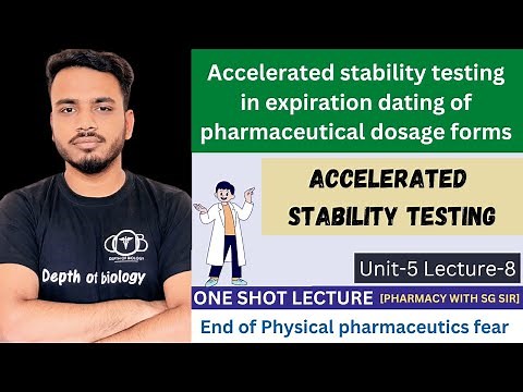 Accelerated stability testing in expiration dating of pharmaceutical dosage forms #sgsir