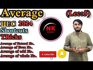 Average | average problems | | average tricks and shortcuts | | HEC | | USAT | By Dr Nasrullah