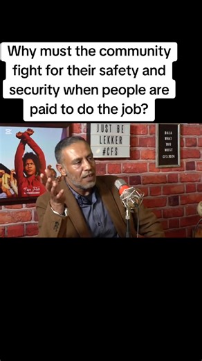 22K views · 257 reactions | Why must the community fight for their safety and security when people are paid to do the job? Full video on our YouTube channel: https://www.youtube.com/live/bB361Y9kg0I?si=SVsz2EDp5p_qjtx- | Cape Flats Stories | Facebook