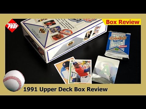 1991 Upper Deck Baseball Card Box Review