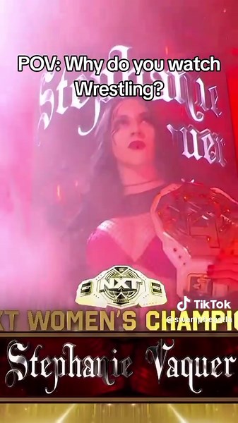 #wwe #nxt #stephanievaquer #Wrestling #wrestlemania #wrestlinglife #wrestlingmemes #wrestlingtiktok #wrestlingtok #champ #goth #gothtok #gothgirl #gothic