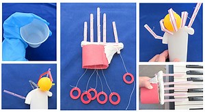 Make a Robot Hand Using Drinking Straws | Science Project